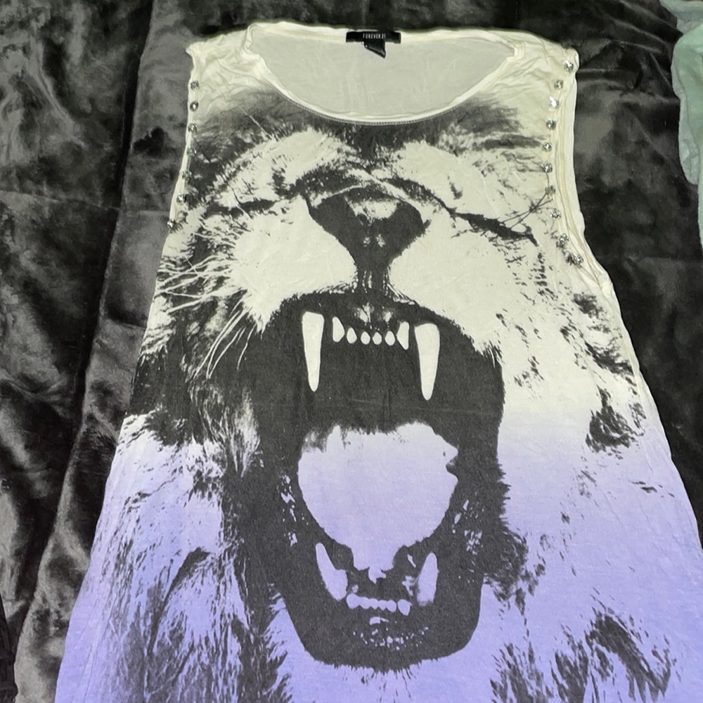 FIERCE x JEWELED MUSCLE TANK 🐯